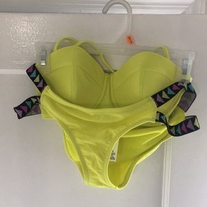 Yellow Jessica Simpson bikini